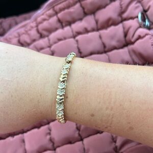 Swarovski Gold Bracelet